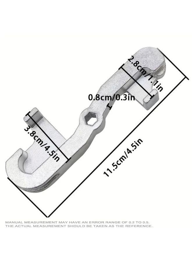 Silvery Oil Pipe Bending Tool Heavy Duty Adjustable Angle Brake Line Former - Image 3